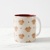 Capybara Couple Tasse (VorderseiteRechts)