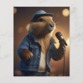 "Capybara Cowboy: Serenading the Wild West" (Rückseite)