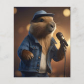 "Capybara Cowboy: Serenading the Wild West" (Vorderseite)