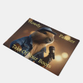 "Capybara Cowboy: Serenading the Wild West" Fußmatte (Schrägansicht)
