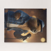 "Capybara Cowboy: Serenading the Wild West" Puzzle (Horizontal)