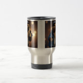 "Capybara Cowboy: Serenading the Wild West" Reisebecher (Mittel)