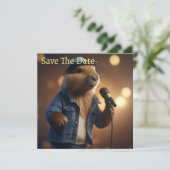 "Capybara Cowboy: Serenading the Wild West" Save The Date (Stehend Vorderseite)