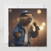 "Capybara Cowboy: Serenading the Wild West" Save The Date (Rückseite)