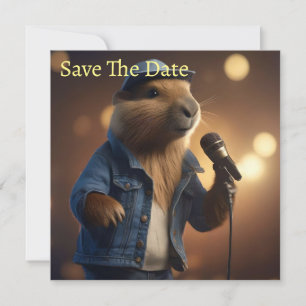 "Capybara Cowboy: Serenading the Wild West" Save The Date