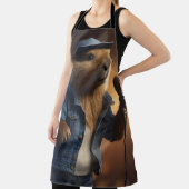 "Capybara Cowboy: Serenading the Wild West" Schürze (InSitu)