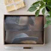 "Capybara Cowboy: Serenading the Wild West" Seidenpapier (Geschenk)