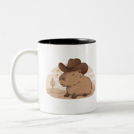Capybara Cowboy Tasse | Funny Western Themed Coffe