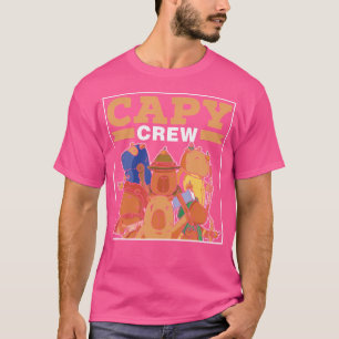 Capybara Crew Capybaras Rodent Animal Lover Capyba T-Shirt