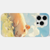 Capybara Cuddles im Gras Case-Mate iPhone Hülle (Rückseite (Horizontal))