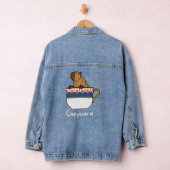 Capybara Cupybara Teacup Tierischer T - Shirt Jeansjacke (Hangar)