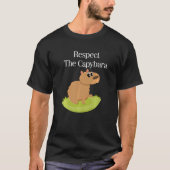 Capybara Cute Pet Animal Rodent Mammal Wildlife T-Shirt (Vorderseite)