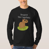 Capybara Cute Pet Animal Rodent Mammal Wildlife T-Shirt (Vorderseite)