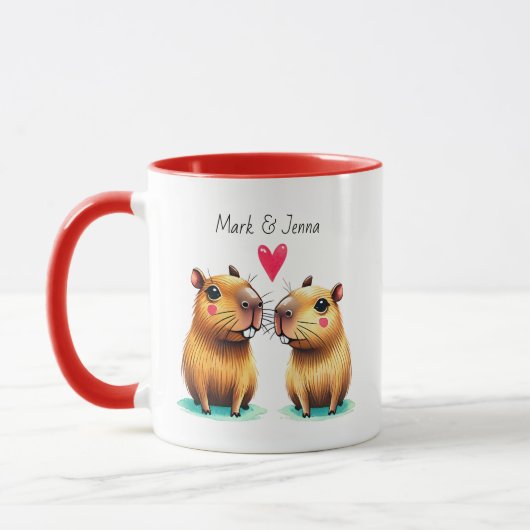 Capybara Dancing Tasse (Links)