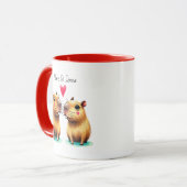 Capybara Dancing Tasse (Vorderseite Links)