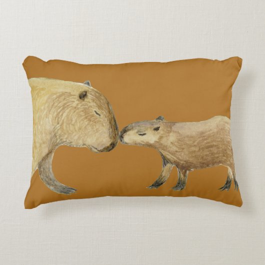Capybara Dekokissen (Vorderseite)