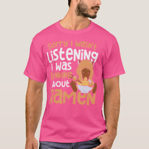 Capybara Denken über Ramen Japanisch Ramen Capyb T-Shirt