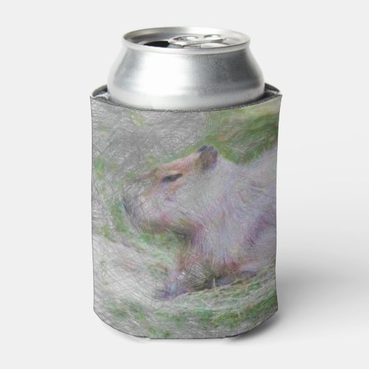 Capybara Dosenkühler (Kanne Vorderseite)