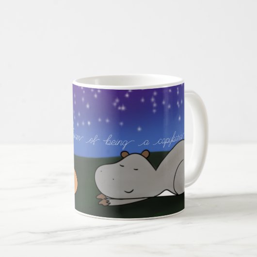 Capybara Dream Tasse (Philosybaras) (VorderseiteRechts)