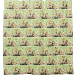 Capybara Duschvorhang