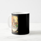 Capybara Eating Ramen Noodles  Kaffeetasse (Vorderseite Links)