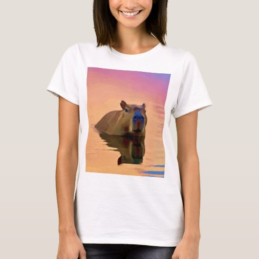 Capybara Entdeckungsreise nach Capybara T-Shirt (Vorderseite)