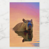 Capybara Entdeckungsreise zur Alp Piora und ihrem Lebensmitteletikett (Einzelnes Label)