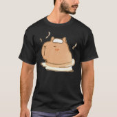 Capybara entspannen in einem heißen Frühlingsaufkl T-Shirt (Vorderseite)