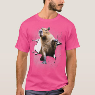 Capybara Face Durchbruch T-Shirt