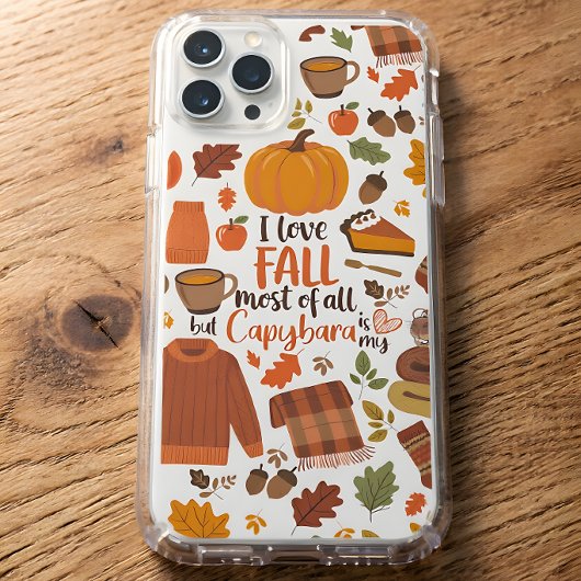 Capybara Fall Phone Case