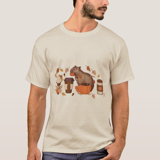 Capybara Fall Shirt (Vorderseite)