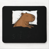 Capybara Favorite Sleepshirt Sleeng Pajamas Boys G Mousepad (Vorne)