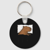 Capybara Favorite Sleepshirt Sleeng Pajamas Boys G Schlüsselanhänger (Vorderseite)