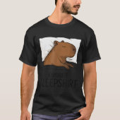 Capybara Favorite Sleepshirt Sleeng Pajamas Boys G T-Shirt (Vorderseite)
