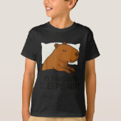 Capybara Favorite Sleepshirt Sleeng Pajamas Boys G T-Shirt (Vorderseite)