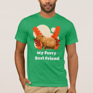Capybara Fell Freund Tropisches Tier T-Shirt