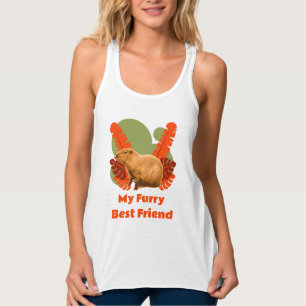 Capybara Fellower Freund Tropisches Tier Tank Top
