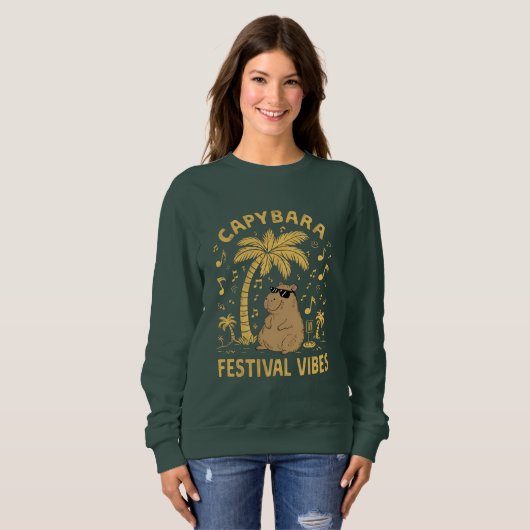 Capybara Festival Sweatshirt (Vorne ganz)