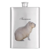 Capybara Flachmann (Vorderseite)