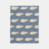 Capybara Fleece Blanket (Vorderseite)