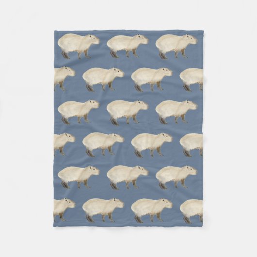 Capybara Fleece Blanket (Vorderseite)