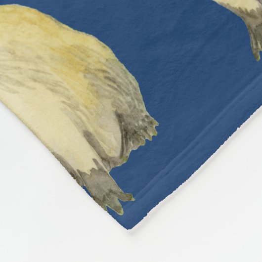 Capybara Fleece Blanket (Ecke)
