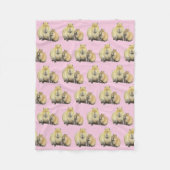 Capybara Fleecedecke (Vorderseite)