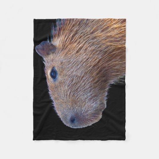 Capybara Fleecedecke (Vorderseite)
