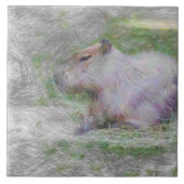 Capybara Fliese (Vorderseite)
