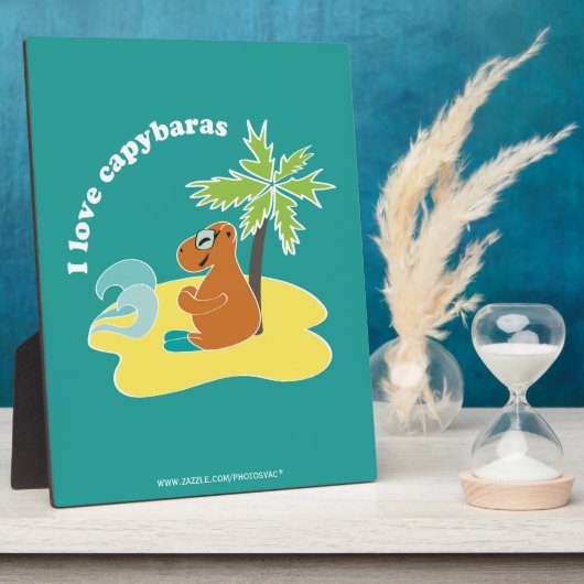 Capybara Fotoplatte (Seite)