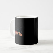 Capybara Frohe Weihnachten Capybaras Lover Funny C Kaffeetasse (Vorderseite Links)