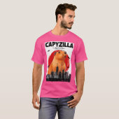 Capybara Funny Capybara Rodent Capyzilla Funny T-Shirt (Vorne ganz)