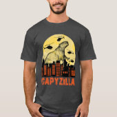 Capybara Funny Capybara Rodent Capyzilla Funny T-Shirt (Vorderseite)