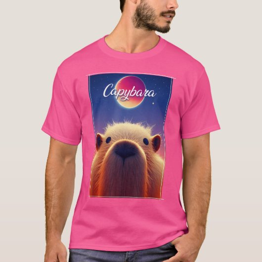 Capybara Funny Capybara Rodent Grass-Eater Capybar T-Shirt (Vorderseite)